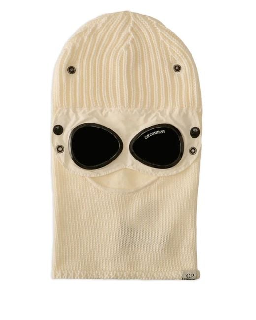 C P Company Balaklava Mit Goggle-Detail in Natural für Herren