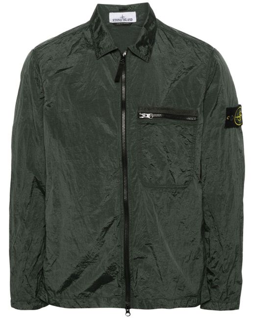 Stone Island Green Compass-badge Shell Jacket for men