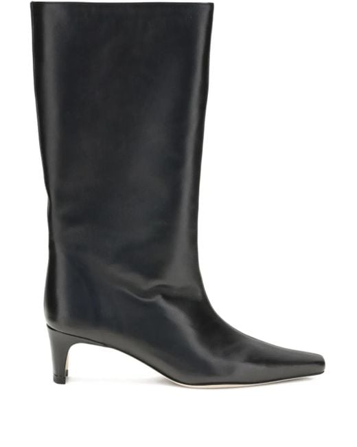 Bottes En Cuir 55 Mm Staud en coloris Black