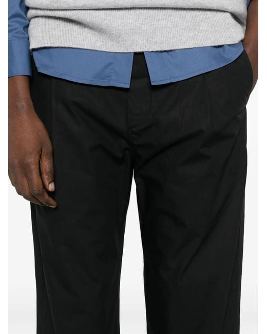 Sofie D'Hoore Black Pico Pleated Trousers