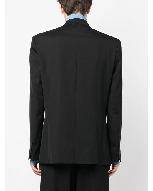 BOTTER Black Double-Breasted Blazer for men