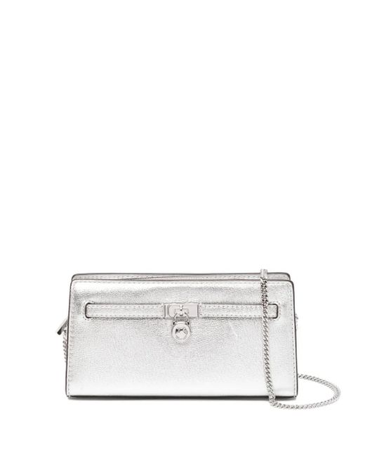 Michael Kors White Hamilton Crossbody Bag