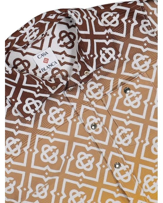 Casablanca Natural Monogram Bouclé Jacket for men