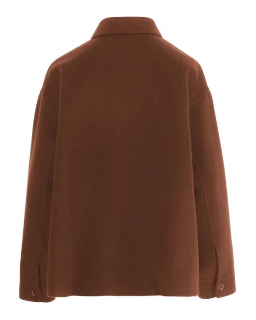 Aspesi Brown Buttoned Jacket