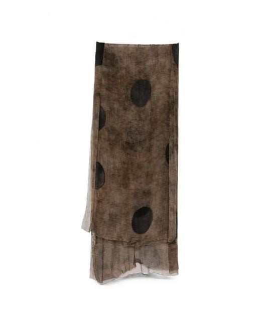 Uma Wang Brown Sciarpa Scarf