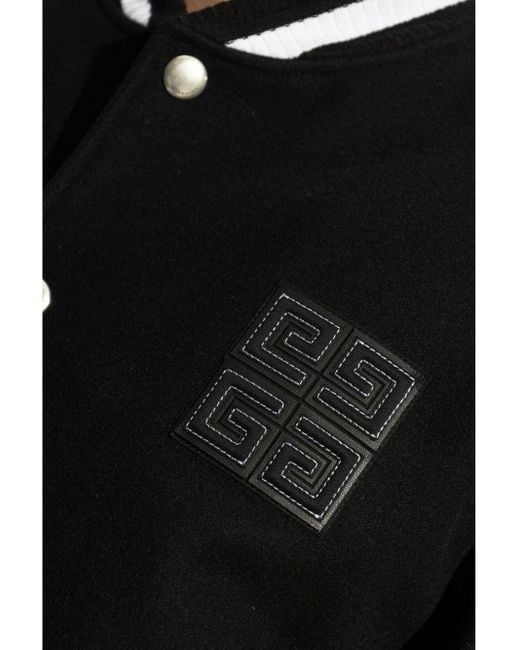 Givenchy Black 4G Motif Jacket for men