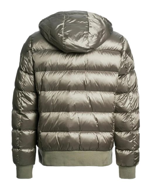 Parajumpers Gray Pharrel Hooded Quilted Jacket for men