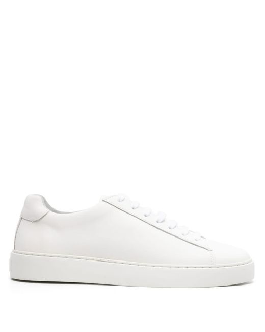 Norse Projects White Tonal Leather Sneakers for men