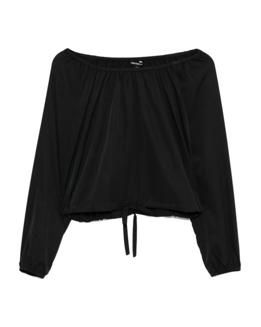James Perse Black Long-Sleeved Top