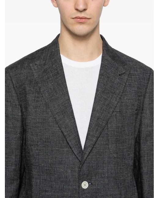 Eleventy Gray Buttoned Soft Suit for men