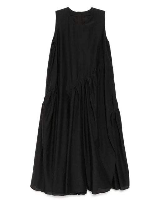 JNBY アシンメトリーヘム ドレス Black