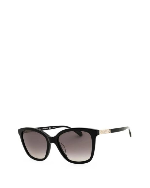 Kate Spade Black Reena Rectangle-Frame Sunglasses
