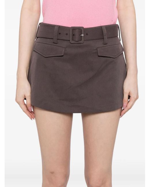 Self-Portrait Purple Belted Skort