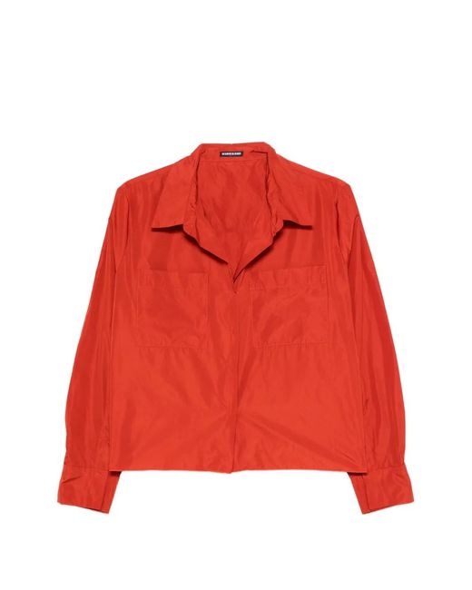 Susanne Bommer Red Patch-Pocket Shirt