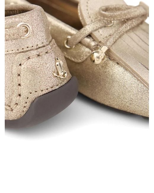 Jimmy Choo Natural Manon Loafers