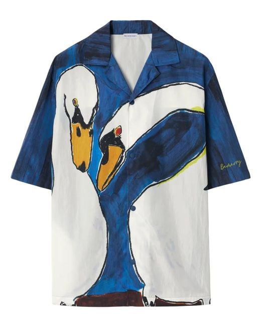 Burberry Blue Shirts for men