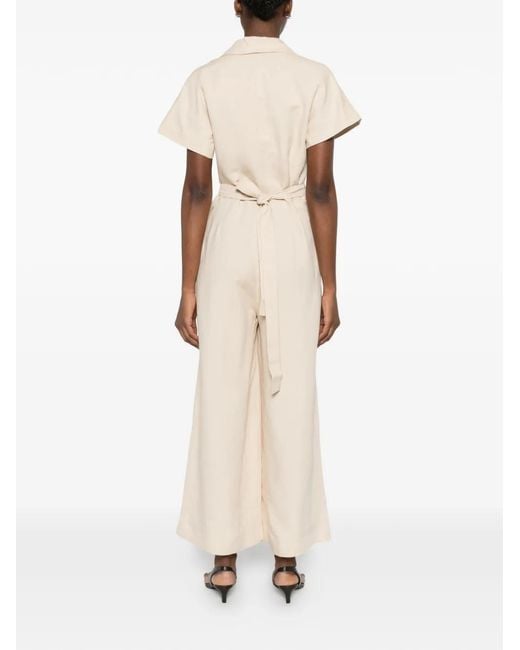Weekend by Maxmara White Wrap Culotte Jumpsuit