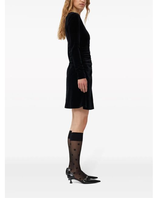 Ganni Black Butterfly Lace Socks