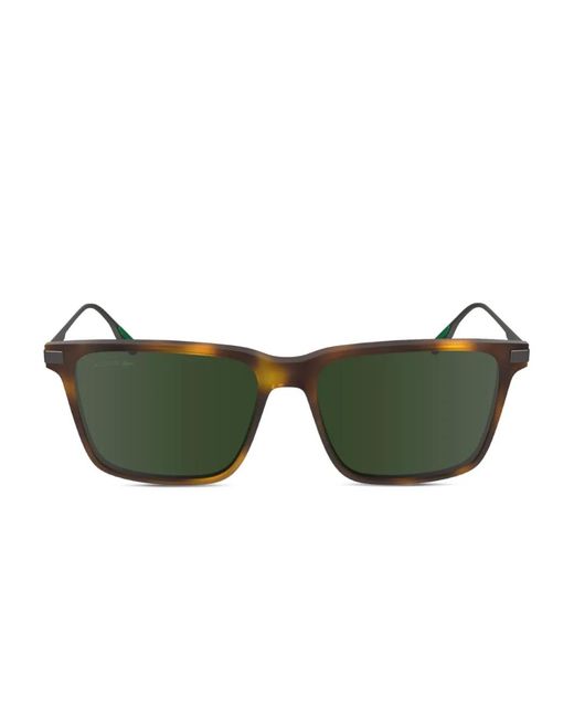 Lacoste Green Square-Frame Sunglasses for men