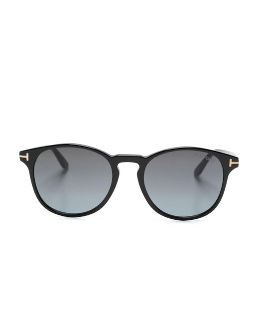 Tom Ford Gray Lewis Geometric Frame Sunglasses for men