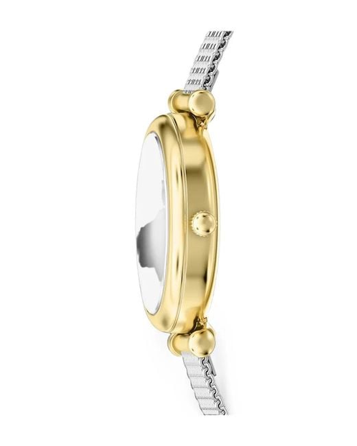 Fossil White Carlie Mesh 28Mm Watch