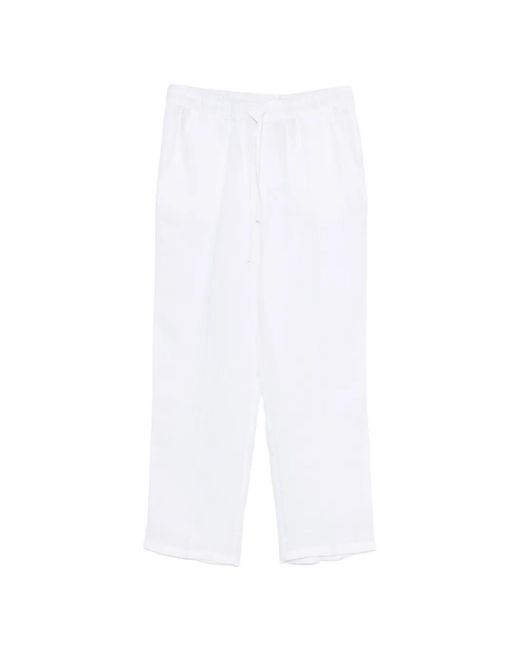 Emme White Sauna Drawstring Trousers