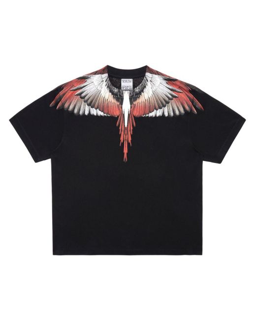 Camiseta Icon Wings Marcelo Burlon de hombre de color Black
