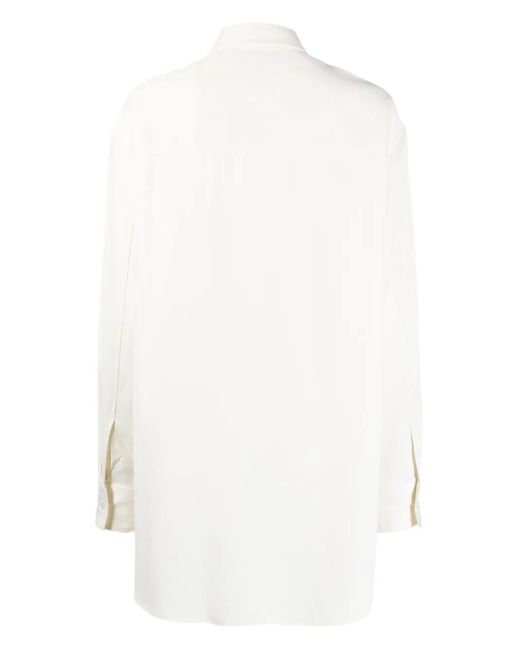 Studio Nicholson White Button-Down Shirt