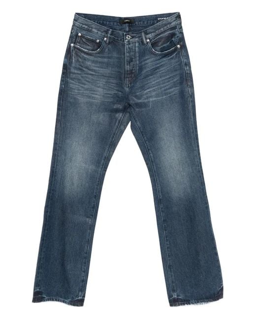 Jean À Effet Usé Purple Brand pour homme en coloris Blue