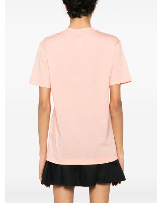 Patou Pink Essential T-Shirt aus Baumwolle