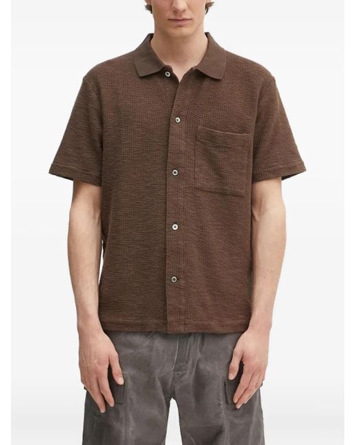 メンズ Norse Projects ショートスリーブ シャツ Brown