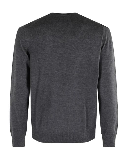Fay Gray Round-Neck Sweater for men