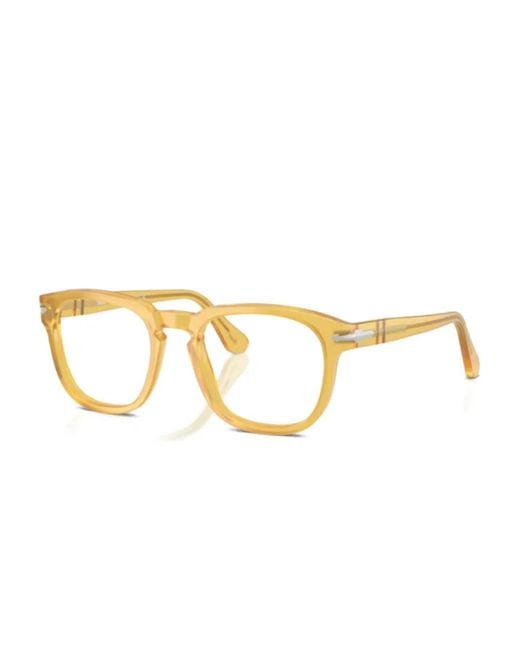 Persol Metallic Square-Frame Glasses