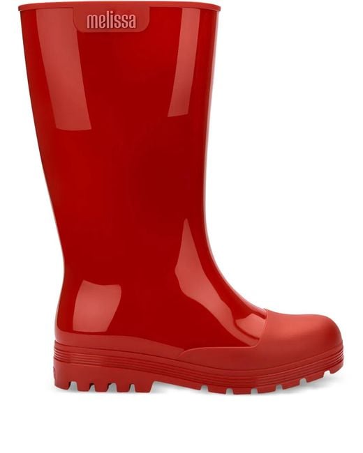 Melissa Red Welly Boots