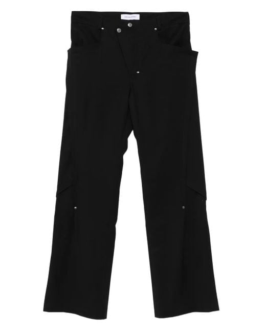 メンズ Kiko Kostadinov スタッズトリム パンツ Black