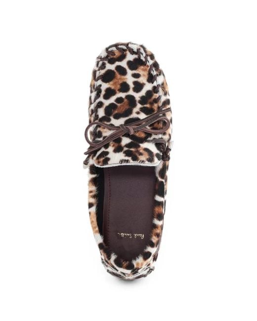 Paul Smith White Sonna Animal-Print Loafers
