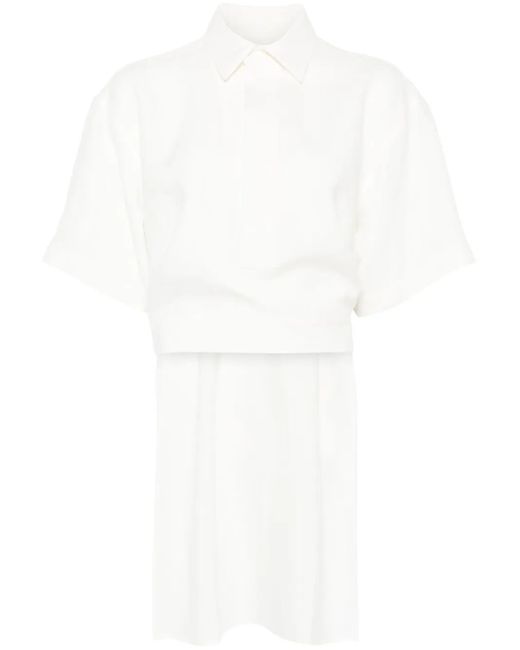 Plan C リネンシャツ White