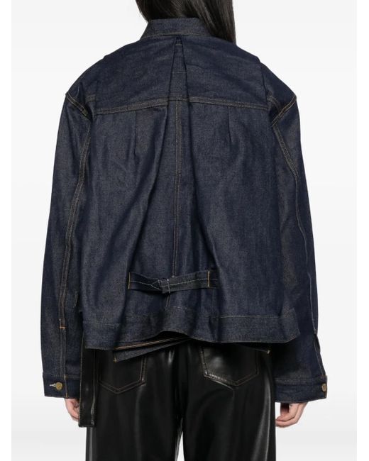 Sacai X Levis デニムジャケット Blue