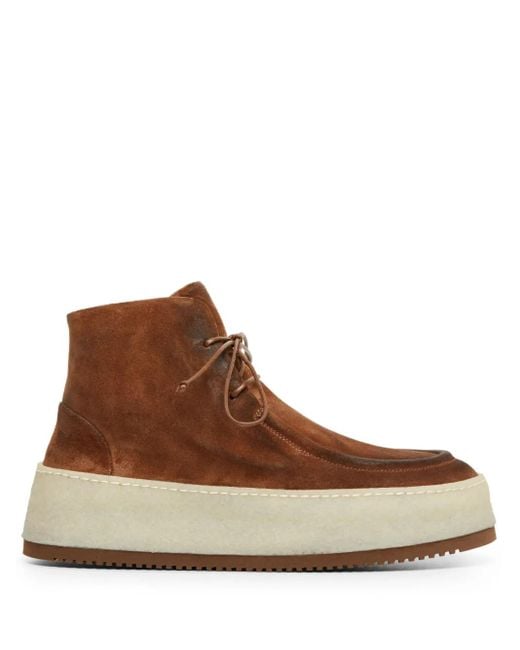 Marsèll Brown Parapana Leather Boots for men