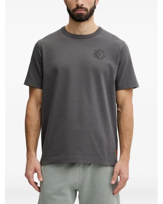 Bogner Fire + Ice Gray Lino Logo-Print T-Shirt for men
