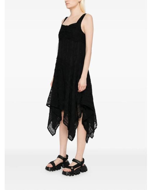 B+ AB Black Square Neck Mini Dress