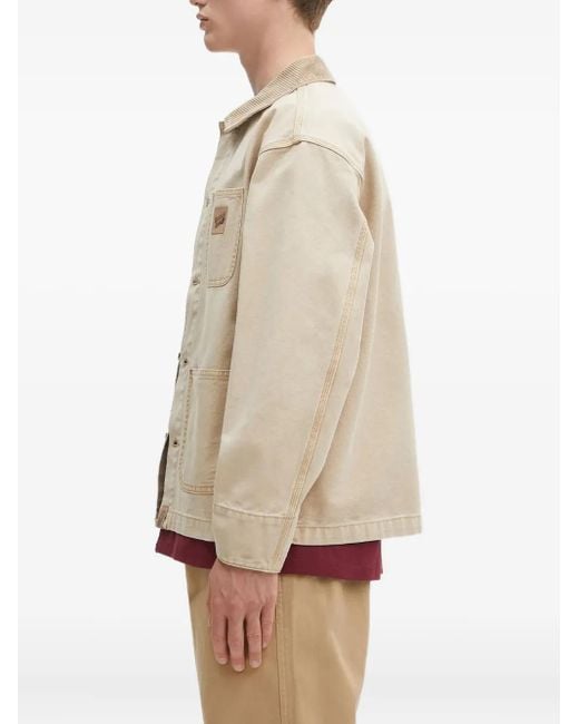 A Bathing Ape Natural Corduroy-Collar Jacket for men