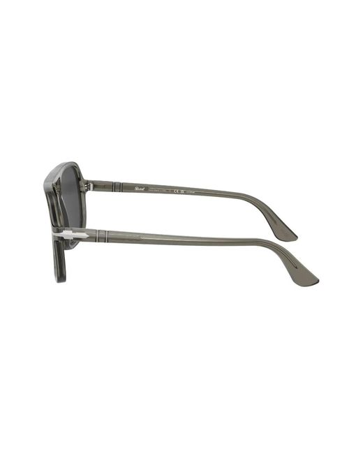 Persol Gray Pilot-Frame Sunglasses for men