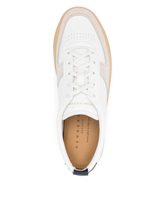 Henderson White Leather Sneakers for men