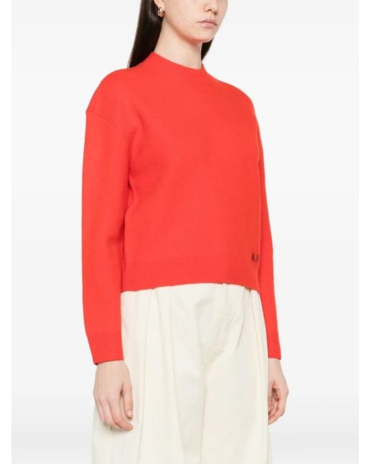 A.P.C. Red Crew-Neck Seater