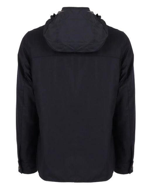 Sobrecamisa Duino con cierre con botones Moorer de hombre de color Black