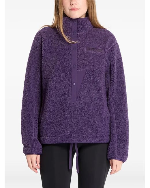Adidas Purple Terrex Xploric Fleece Sweatshirt