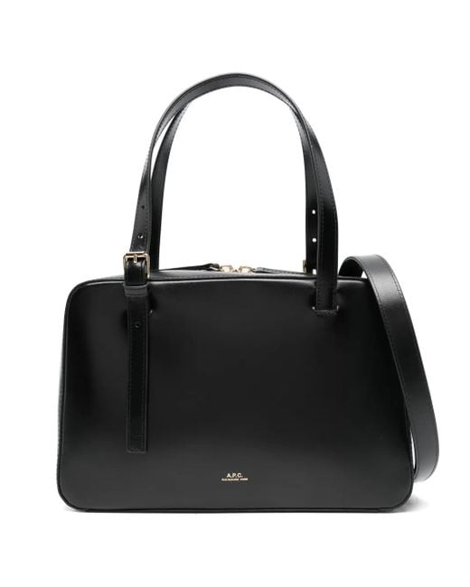 A.P.C. Black Virginie Box-Bag