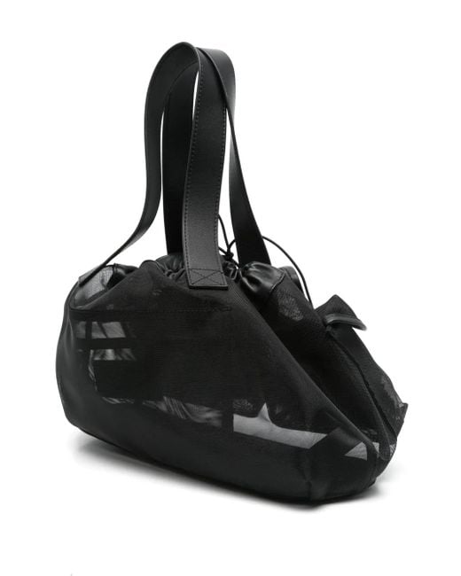 Simone Rocha Black Mesh Tote Bag