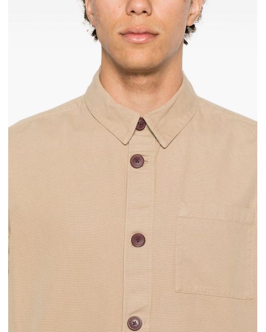 Barbour Natural Long-sleeve Cotton Shirt for men